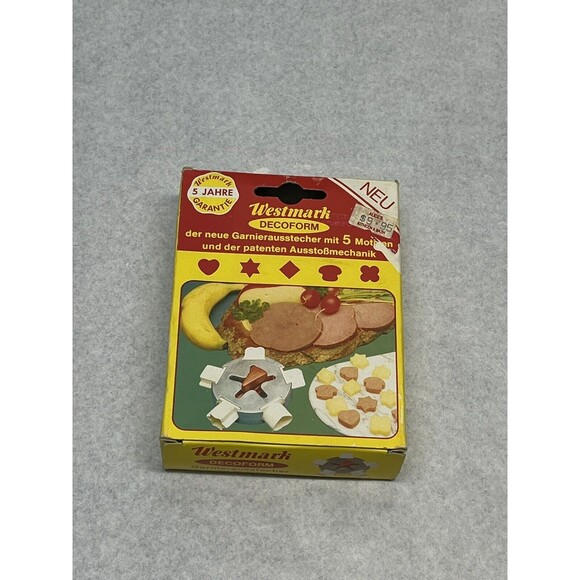 Vintage Westmark 5 Shape Garnish Cutter In Box - Made in Germany - Pre Owned - Picture 5 of 10